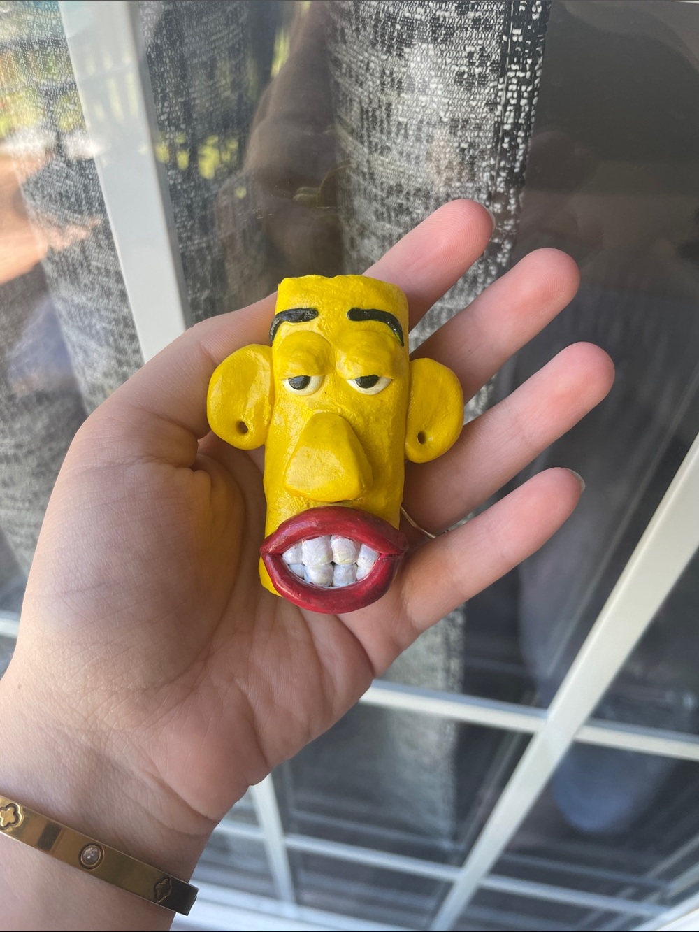 Yellow Face Handmade Case
